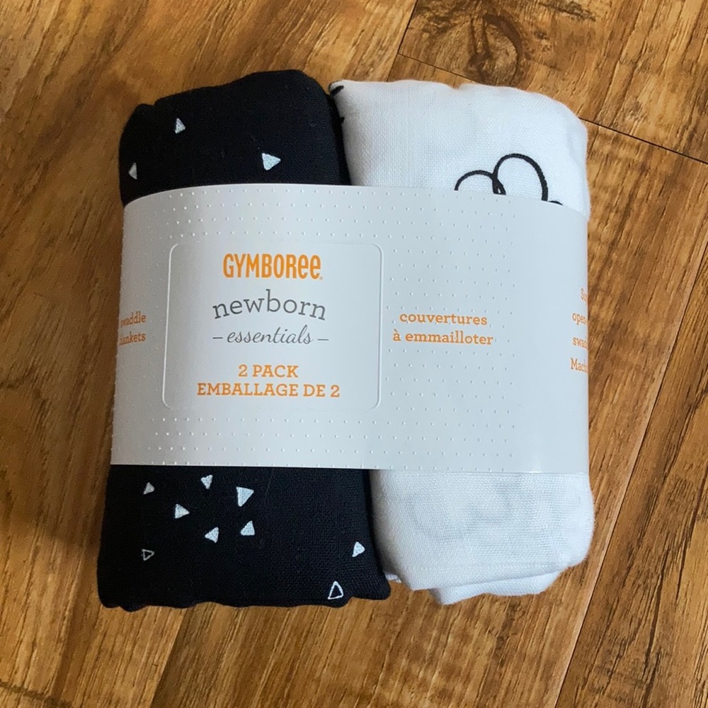 Two-pack of light swaddle blankets